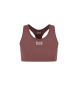 EA7 Dynamic Athlete sports bra in technical fabric VIGOR7 brown