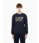 EA7 Felpa con logo grande