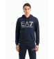 EA7 Sweat à capuche Lisa navy