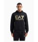 EA7 Sweat à capuche Lisa noir