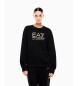 EA7 Sweatshirt Maxilogotype Sichtbarkeit schwarz