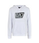 EA7 Zichtbaarheid Triangle sweatshirt wit