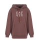 EA7 Sweat à capuche marron