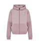 EA7 Pink hooded sweatshirt