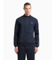 EA7 Lux Identity marine katoenmix interlock sweatshirt