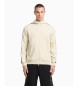 EA7 Felpa con logo beige