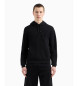 EA7 Organic cotton Logo Series hoodie black