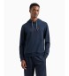 EA7 Sudadera con capucha Visibility marino