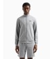 EA7 Cotton cardigan sweatshirt Core Identity grey