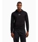 EA7 Regular fit sweatshirt zwart