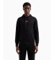 EA7 Sudadera con capucha de algodn Core Identity negro
