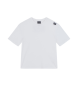 EA7 T-shirt girocollo in cotone bianco serie Logo