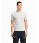 EA7 T-shirt Dynamic Athlete em tecido técnico Vigort7 cinzento