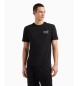 EA7 Maglietta nera Gold Label