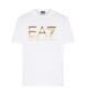 EA7 Maglietta bianca con logo grande