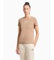 EA7 Logo Series T-shirt brown