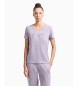EA7 Logo Series T-shirt lilac