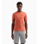 EA7 Core Identity Pima orange T-shirt