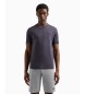 EA7 Core Identity T-shirt in Pima cotton grey
