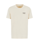 EA7 T-shirt beige slim à manches courtes