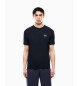 EA7 Tennis Club navy knitted T-shirt