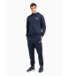 EA7 Visibility Tracksuit in navy cotton blend