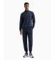 EA7 Visibility navy cotton tracksuit