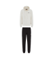 EA7 Core Identity cotton tracksuit white, black