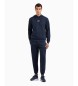 EA7 Core Identity cotton tracksuit navy