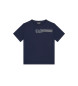EA7 T-shirt 7 Lines marinblå