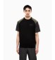 EA7 Athletic Colour Block T-shirt black