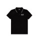 EA7 Core Identity polo shirt black