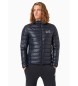 EA7 Core Identity foldable quilted jacket with navy hood