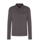 EA7 Polo comprido cinzento