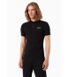 EA7 Core Identity Stretch polo shirt black