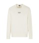 EA7 Sudadera Train Core Coft blanco roto