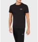 EA7 Camiseta Core Identity Pima negro