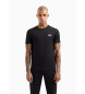 EA7 Core Identity Pima-T-Shirt schwarz