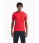 EA7 Core Identity Pima T-shirt röd