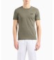 EA7 Core Identity Pima grünes T-Shirt