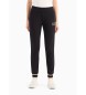 EA7 Pantaln de chndal de algodn elstico Core negro