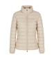 EA7 Licht gewatteerd nylon jack Core beige