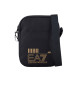 EA7 Reciklirana ramenska torba črna