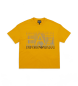 EA7 T-shirt de rapaz da srie grfica Train amarelo