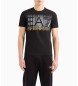 EA7 T-shirt grafica nera