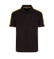 EA7 Logo Series cotton polo shirt black