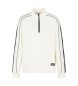 EA7 Sweat-shirt en coton mélangé blanc Logo Series