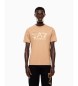 EA7 Majica maxilogotype Logo Series beige
