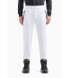 EA7 Pantalon Premium Zip blanc