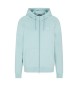 EA7 Bluza z kapturem Visibility niebieska